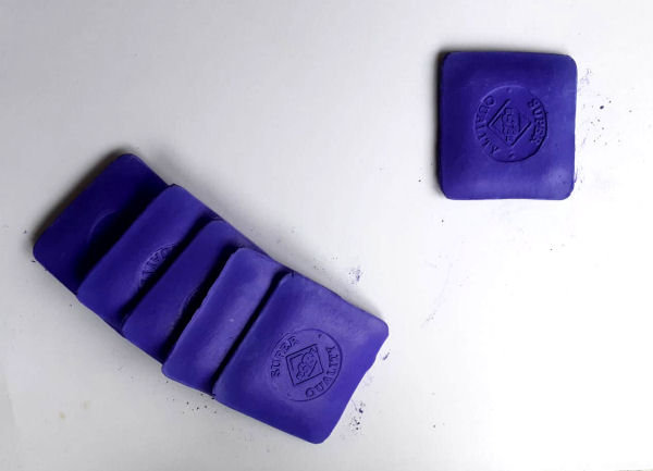 Kleermakerskrijt blauw