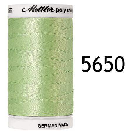 Polysheen decoratief borduurgaren dikte 40 klos 800m LICHT GROEN 5650