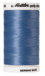 Polysheen decoratief borduurgaren dikte 40 klos 800m blauw 3641