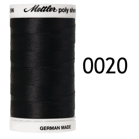 Polysheen decorative embroiderythread number 40 spool 800m BLACK