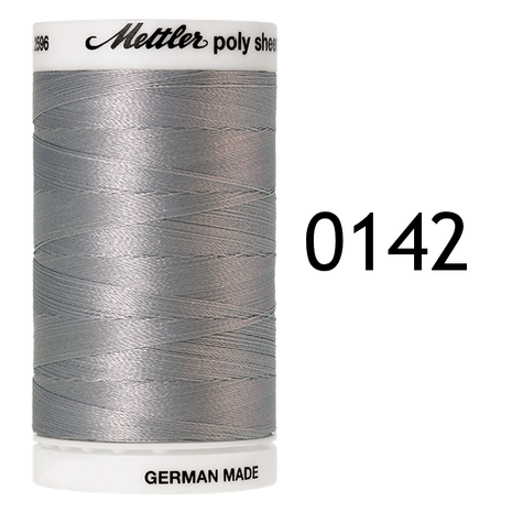 Polysheen decorative embroiderythread number 40 spool 800m LIGHT GREY