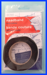 Naadband zwart 12,5m