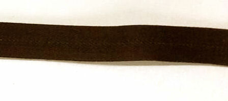 Bottom Hem tape for mens trousers polyester/cotton dark brown roll 25m - colour 1048 of Amann Mettler Seralon