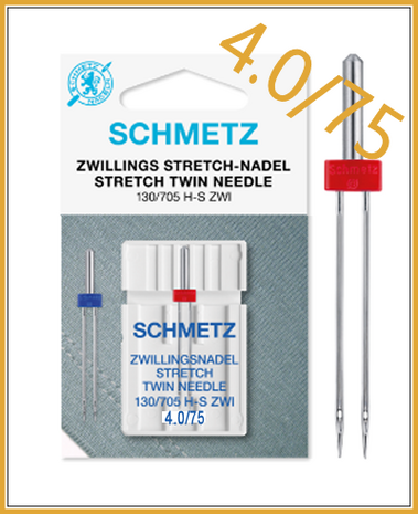 Stretch twin needle 4.0