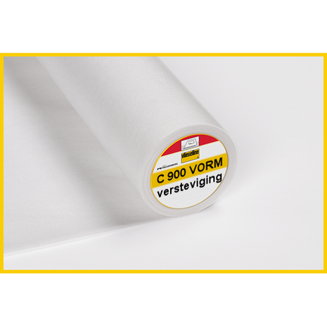 C900 WHITE waistband interlining vilene 90 cm wide ROLL 20M