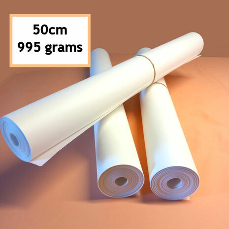 Professional pattern Making Paper 45grams - 50cm wide - big roll 995 grams