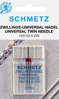 Tweelingnaald universeel van Schmetz