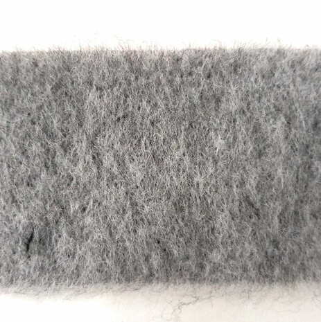 Kopband / mouwvulling band dik grijs per meter - gebruik ze samen met schoudervullingen