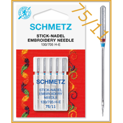 Embroidery naalden voor de borduurmachine van Schmetz