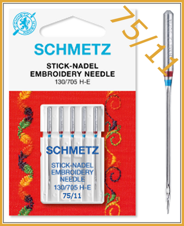 Embroidery naalden voor de borduurmachine van Schmetz