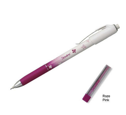 Sewline vulpotlood voor superfijne markeringen (0,9mm stift) Set 1 vulpotlood en 6 vullingen ROZE