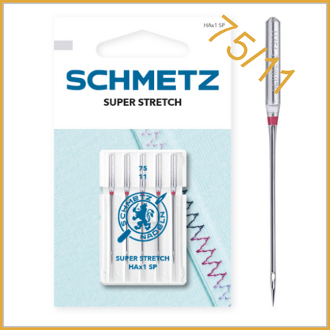 Superstretch needles size 75/11