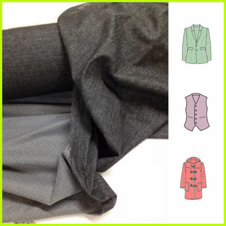 Soepele plakbare viscose plakdoek 150cm breed