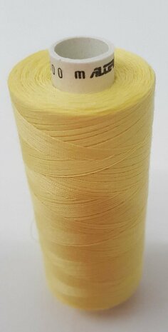 Alterfil S sewing thread and overlocking thread - with Anti-wrinkle coating for smooth seams - spool 1000m - YELLOW colour 0898