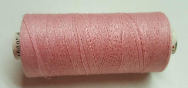 Alterfil S sewing thread and overlocking thread - with Anti-wrinkle coating for smooth seams - spool 1000m - PINK colour 01173