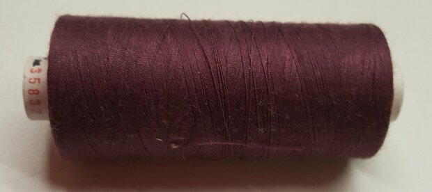 Alterfil S sewing thread and overlocking thread - with Anti-wrinkle coating for smooth seams - spool 1000m - PURPLE colour 3583