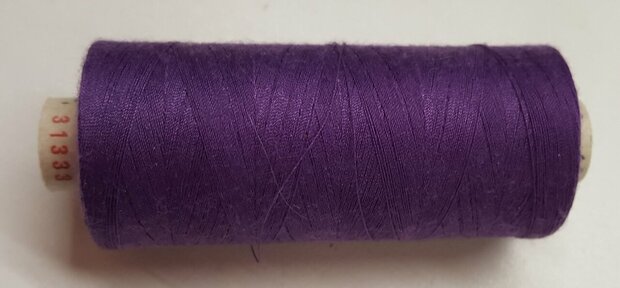 Alterfil S sewing thread and overlocking thread - with Anti-wrinkle coating for smooth seams - spool 1000m - PURPLE colour 3133