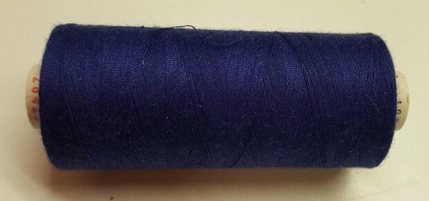 Alterfil S sewing thread and overlocking thread - with Anti-wrinkle coating for smooth seams - spool 1000m - DARK BLUE colour 2
