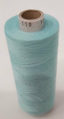 Alterfil S sewing thread and overlocking thread - with Anti-wrinkle coating for smooth seams - spool 1000m - LIGHT AQUA colour