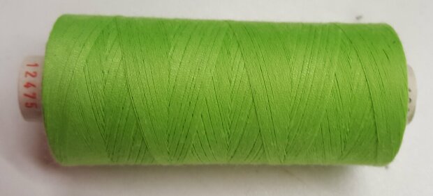 Alterfil S sewing thread and overlocking thread - with Anti-wrinkle coating for smooth seams - spool 1000m - APPLE GREEN colour