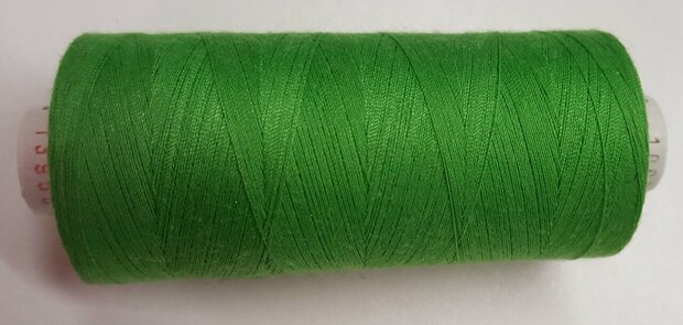 Alterfil S sewing thread and overlocking thread - with Anti-wrinkle coating for smooth seams - spool 1000m - GRASS GREEN colour