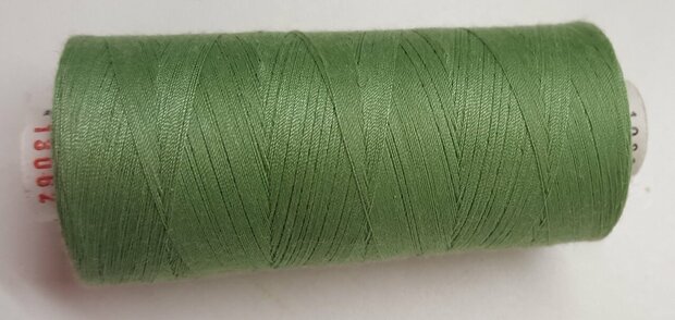 Alterfil S sewing thread and overlocking thread - with Anti-wrinkle coating for smooth seams - spool 1000m - PEAR GREEN colour 