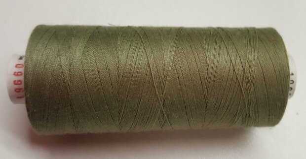 Alterfil S sewing thread and overlocking thread - with Anti-wrinkle coating for smooth seams - spool 1000m - PISTACHE GREEN col