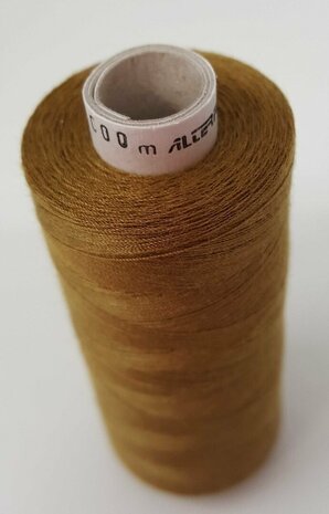 Alterfil S sewing thread and overlocking thread - with Anti-wrinkle coating for smooth seams - spool 1000m - BRONZE colour 0714