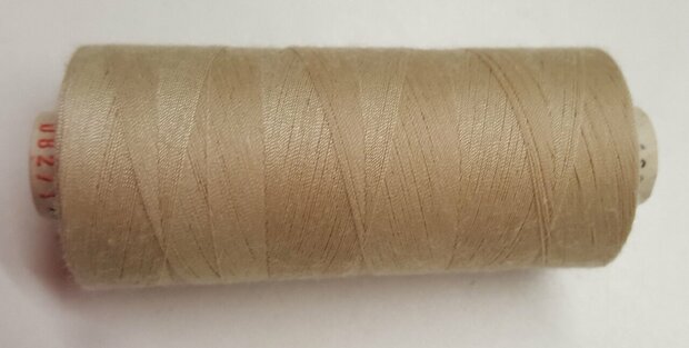 Alterfil S sewing thread and overlocking thread - with Anti-wrinkle coating for smooth seams - spool 1000m - BEIGE colour 08271