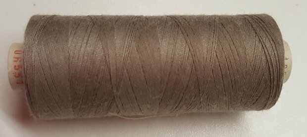 Alterfil S sewing thread and overlocking thread - with Anti-wrinkle coating for smooth seams - spool 1000m - TAUPE BROWN colour