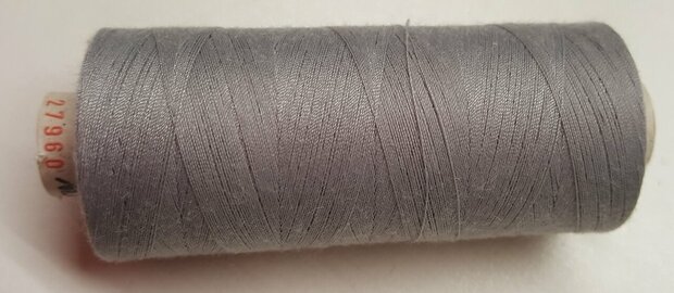 Alterfil S sewing thread and overlocking thread - with Anti-wrinkle coating for smooth seams - spool 1000m - MIDDLE GREY colour