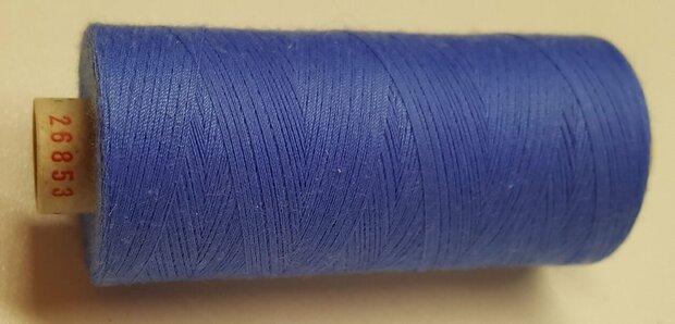 Alterfil S sewing thread and overlocking thread - with Anti-wrinkle coating for smooth seams - spool 1000m - CLEAR BLUE colour 