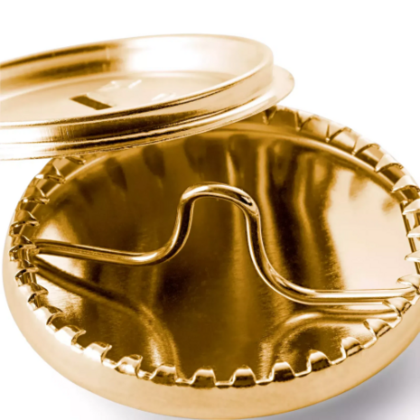 Stofknoop 23 mm goud
