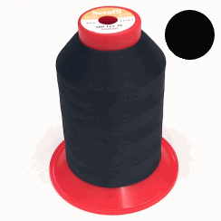 Amann Serafil lockgaren ZWART dikte 120-2 (nieuwe aanduiding 180) 5000m klos 