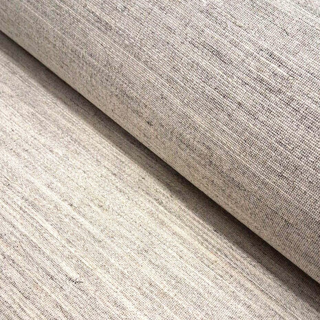 Supple sew in horsehair cloth beige 80cm - tailors quality for pad stitching - finish 3-eko - 20m roll