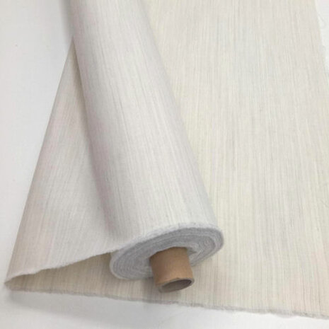 Stevigere naaibare wolhaardoek naturel 80 cm breed