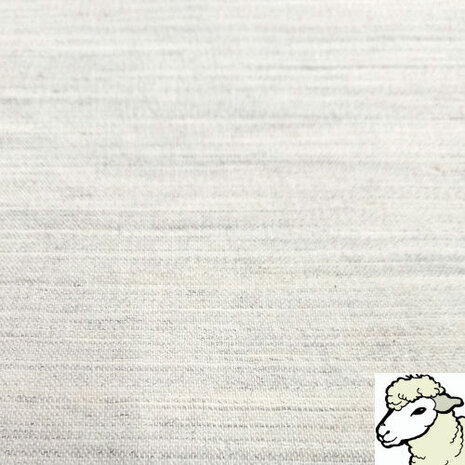 Supple sew in woolen horsehair interlining cream 80cm wide