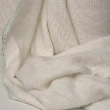 Watteline stretch volume knitted white 130cm wide