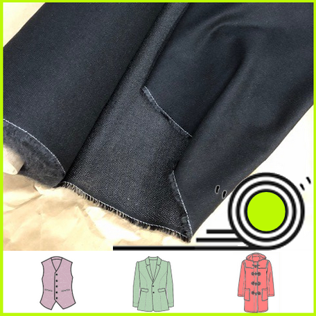 Natuurlijk plakdoek "Polyquick" zwart 90 cm breed - gemaakt van viscose met katoen - rol 30m