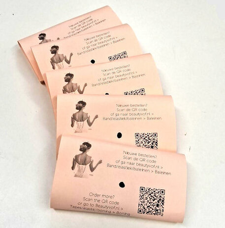 Beauty VOF meerdere verpakkingen tunnelband 5 m &mdash; Beauty VOF multiple boning channel tape packages 5 m