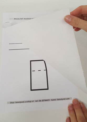 Overtrekpapier voor patronen