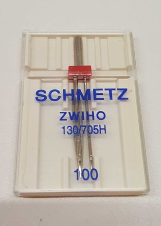 Ajour / wing / zwaard naald tweeling van Schmetz