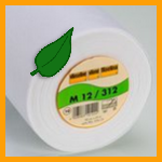 M12 is een duurzame vlieseline, gemaakt van 65% gerecycled polyester