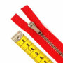 Broek-rokrits 20cm lang ROOD - niet deelbaar metaal grof maat 5 Optilon