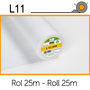 Vlieseline L11 is gedeeltelijk gemaakt met gerecycled polyester rol 25m