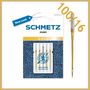 JEANS GOLD denim SCHMETZ naaimachine naalden dikte 100-16 pakje 5 stuks NIEUW