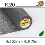 F220 zwart rol 25 meter F220 zwart rol 25 meter