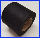 Kantenband 8cm breed rol 25m zwart Kantenband 8cm breed rol 25m zwart