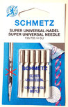 Naaimachine naalden SUPER Universeel - black needle met teflon coating - pakje 5 naalden dikte 80 Naaimachine naalden SUPER Universeel - black needle met teflon coating - pakje 5 naalden dikte 80
