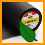 F220 ROL 25M zwart dunne vlieseline van 100% gerecycled polyester 90 cm breed F220 ROL 25M zwart dunne vlieseline van 100% gerecycled polyester 90 cm breed